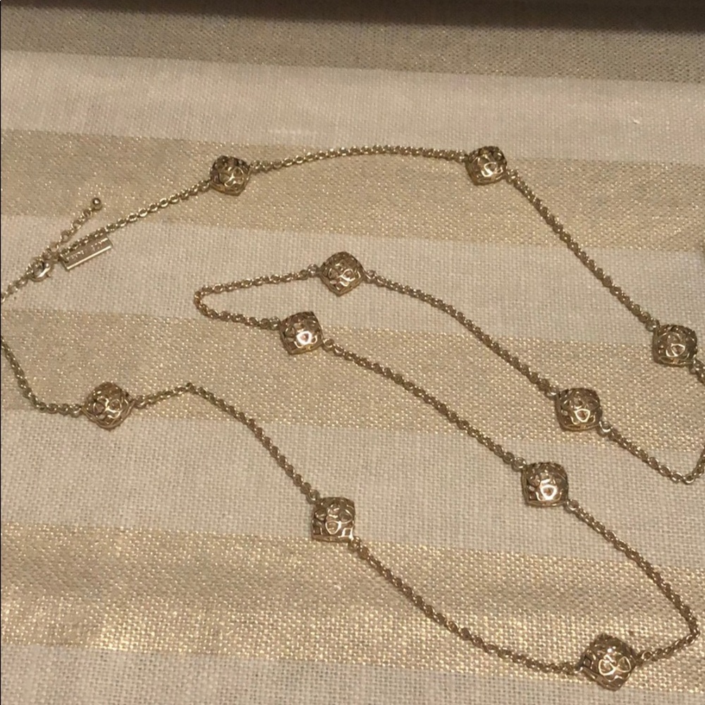 Kendra Scott Gold Station Long Necklace - Picture 5 of 5